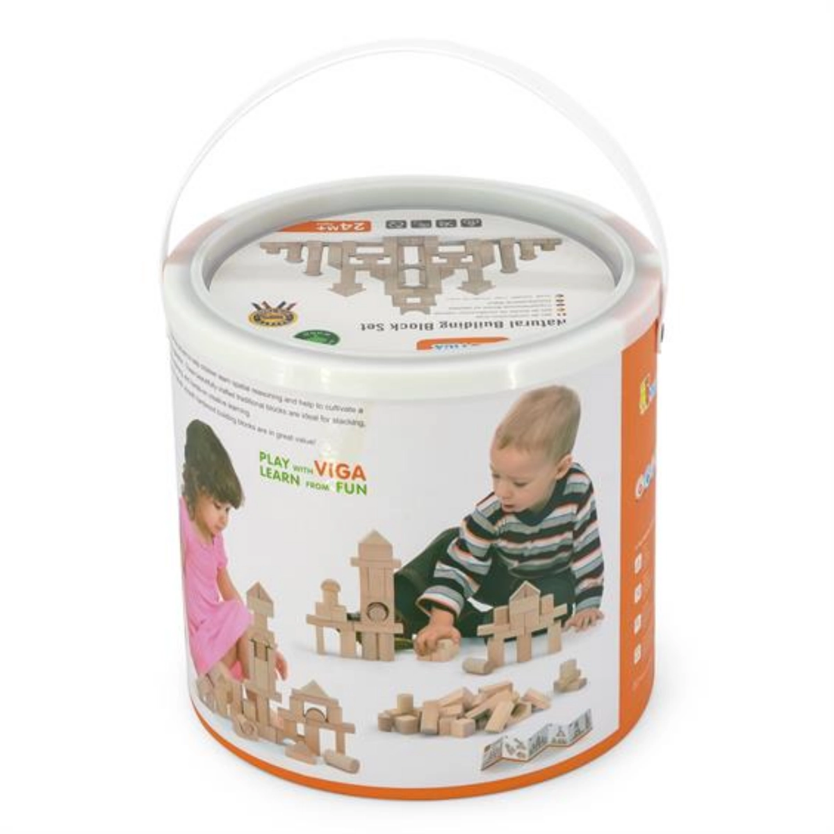 Wooden Blocks - 100pcs