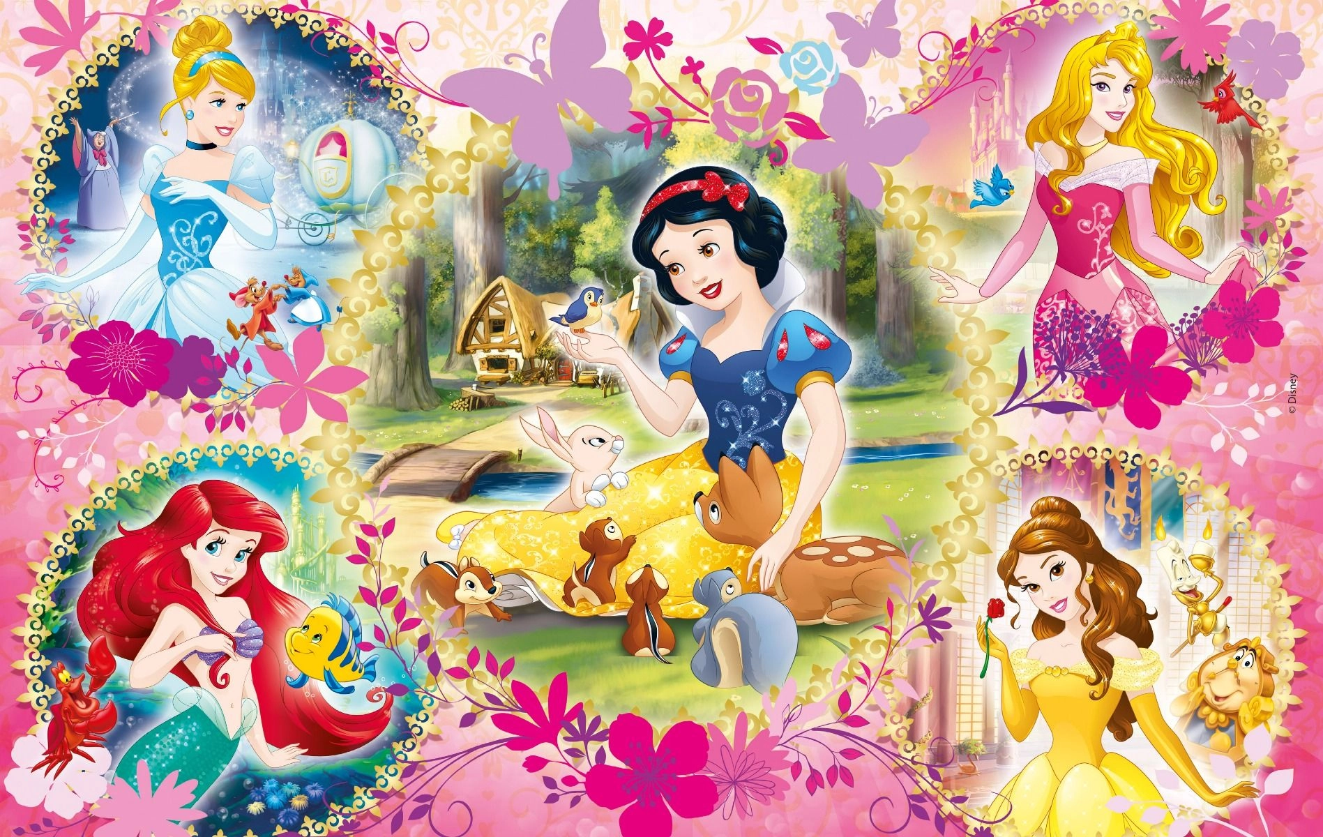Disney Princess 2-in-1 Puzzle (ALGT-07133) - 120 pcs