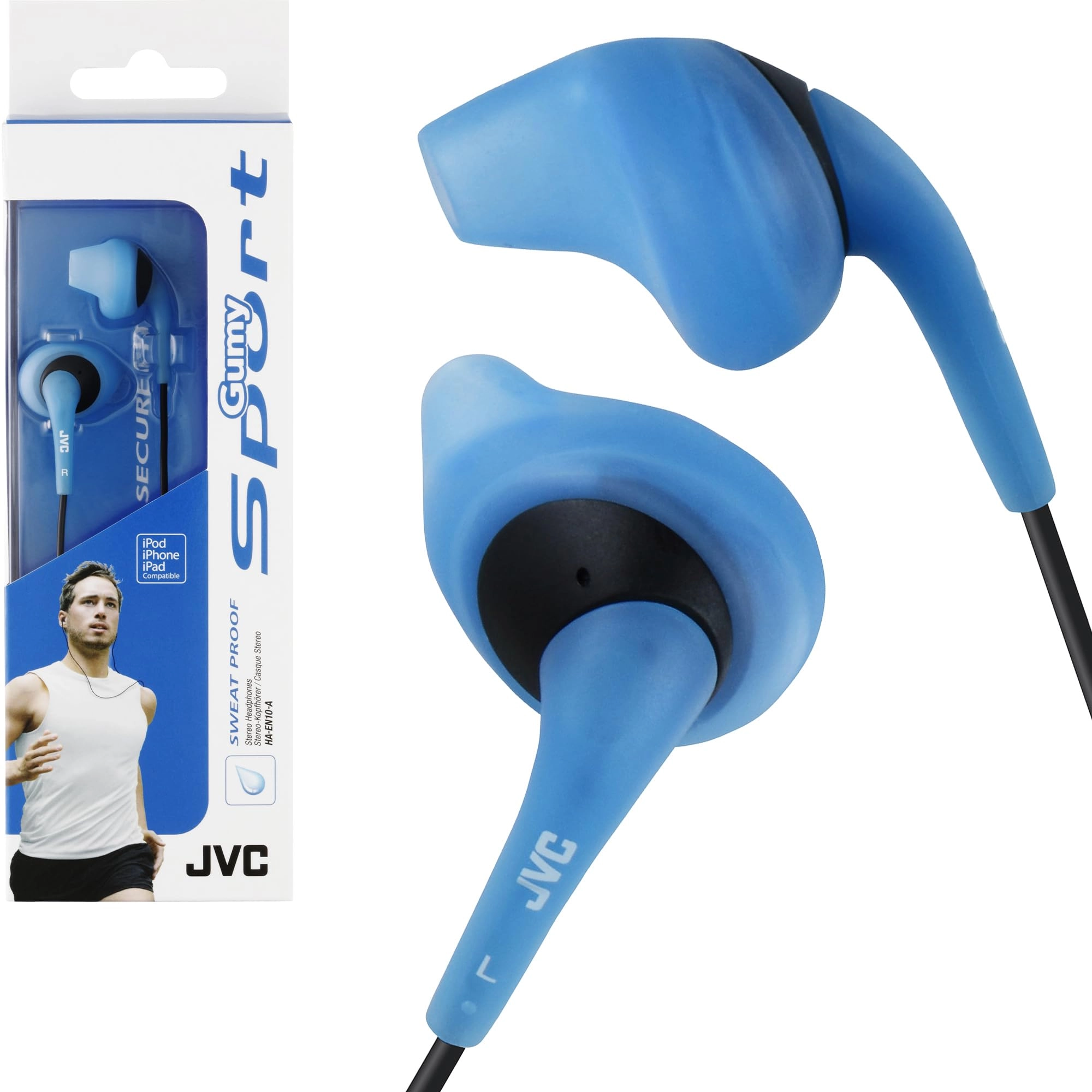 JVC ha-en10 Gummy sport Wired Earbud