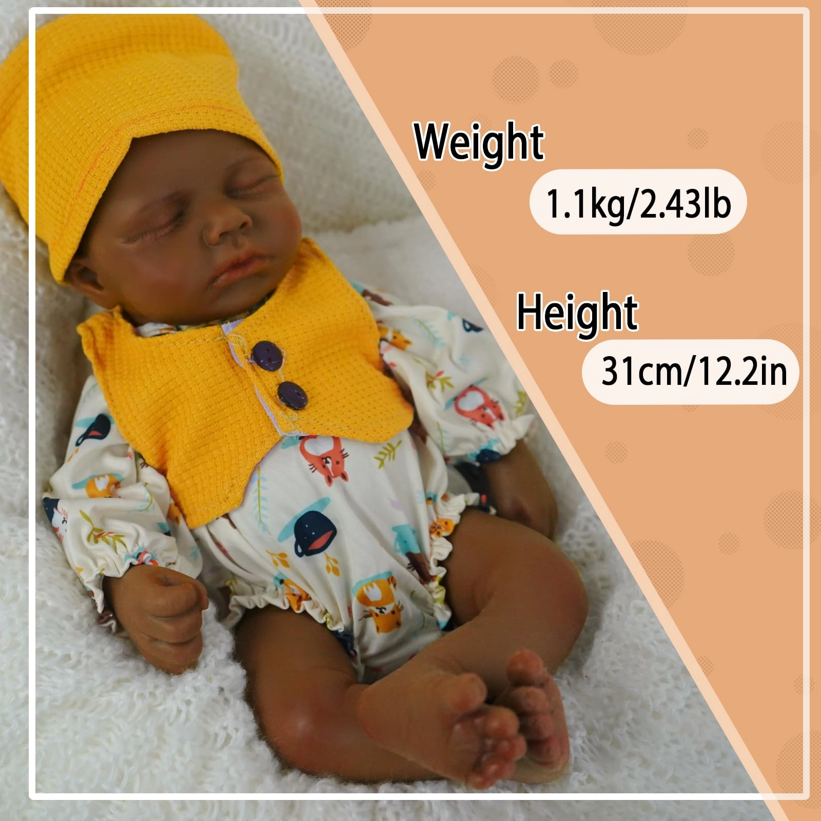 Reborn Baby Doll - 12 inch Full Body Silicone Baby Boy