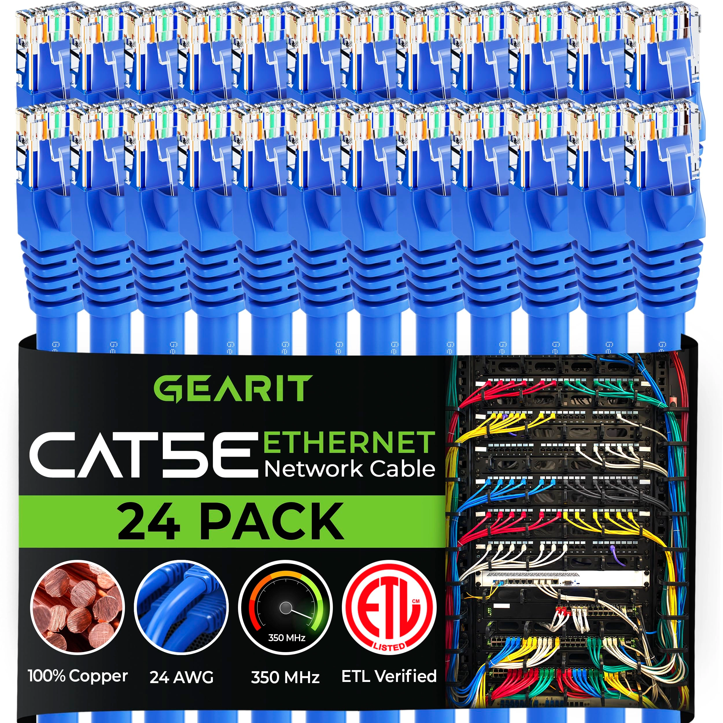 CAT5E Ethernet Connection Cable - 1.5 Feet