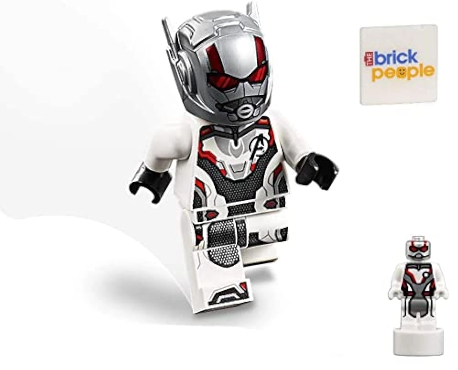 LEGO Super Heroes Avengers Endgame - Ant-Man + Microfigure - Ant-Man + TheBrickPeople Tile