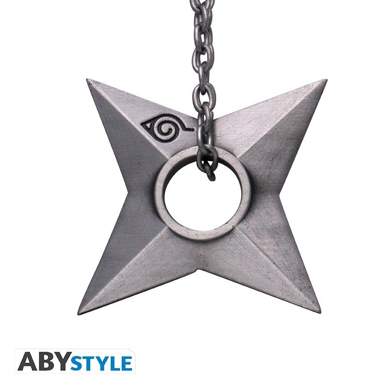 ABYstyle Shuriken Konoha 3D Keychain - Naruto Shippuden