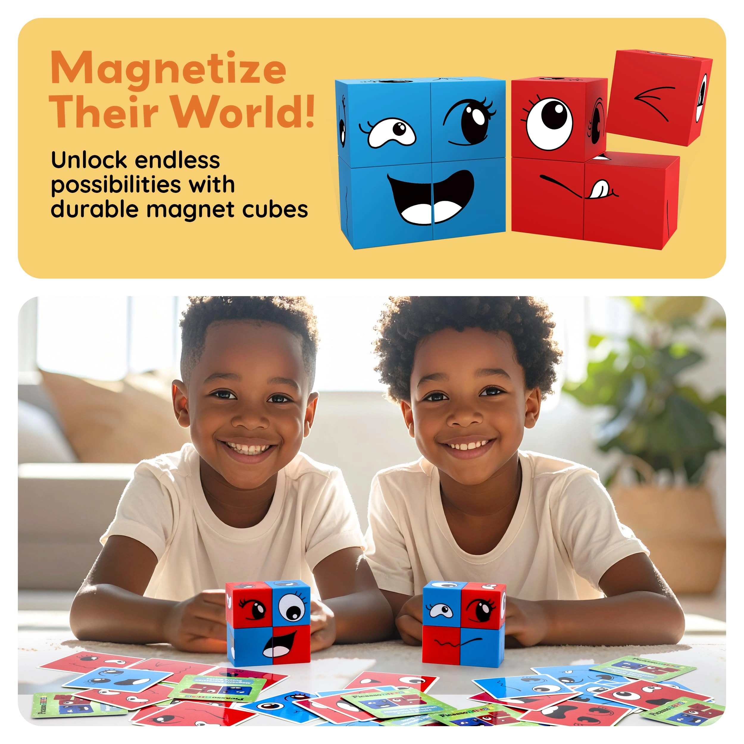 Magnetic Expression Puzzle - 36 pcs