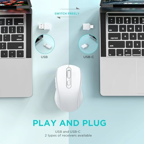 Wireless Computer Mouse - Bluetooth USB