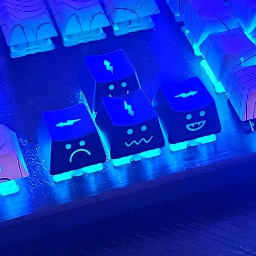 Smiley Backlit Keycap Set - USB-A