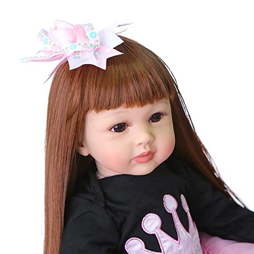 Reborn Baby Doll - 24 inch Silicone Vinyl & Cotton Body Weighted