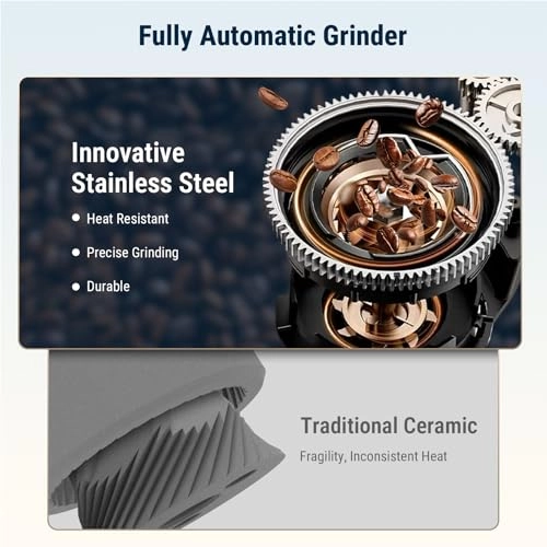 9s - CS-KFJ06-LM Fully Automatic Built-in Grinder Milk Frother