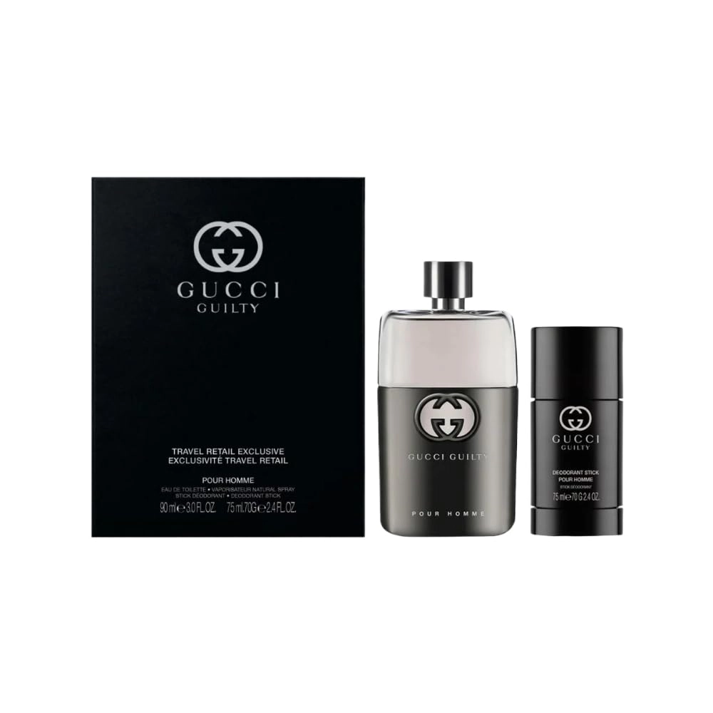 Gucci Guilty Pour Homme Eau de Toilette - 90ml + Guilty Pour Homme Deodorant Stick - 75ml