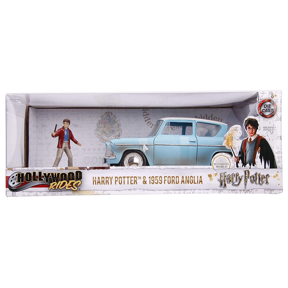 Harry Potter 1959 Ford Anglia with Figure - 1:24