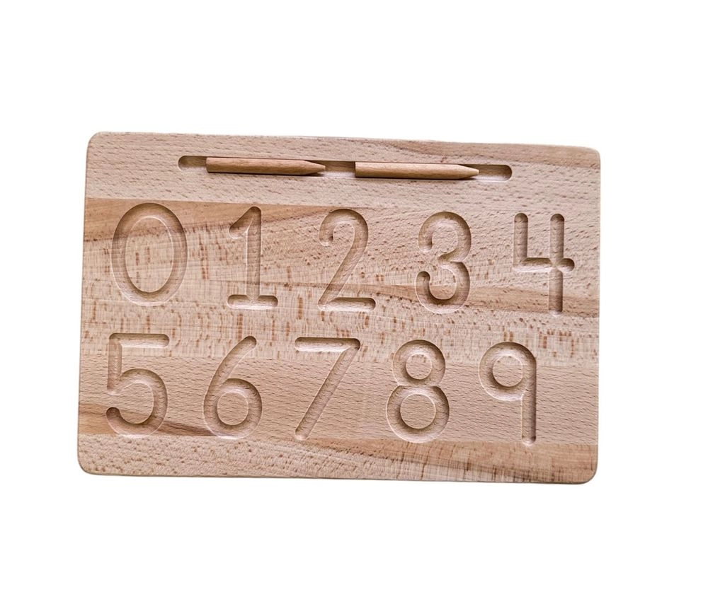 Tracing Number Board - Suitable for 3 years and above 3 Pcs