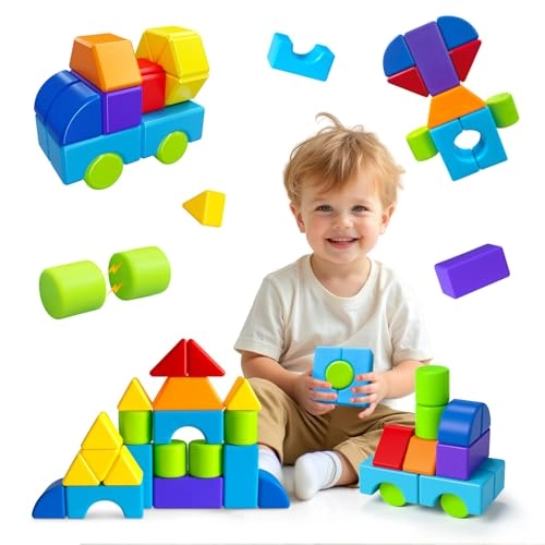 Pairez Toys MultiShape Magnetic Blocks - 20pcs
