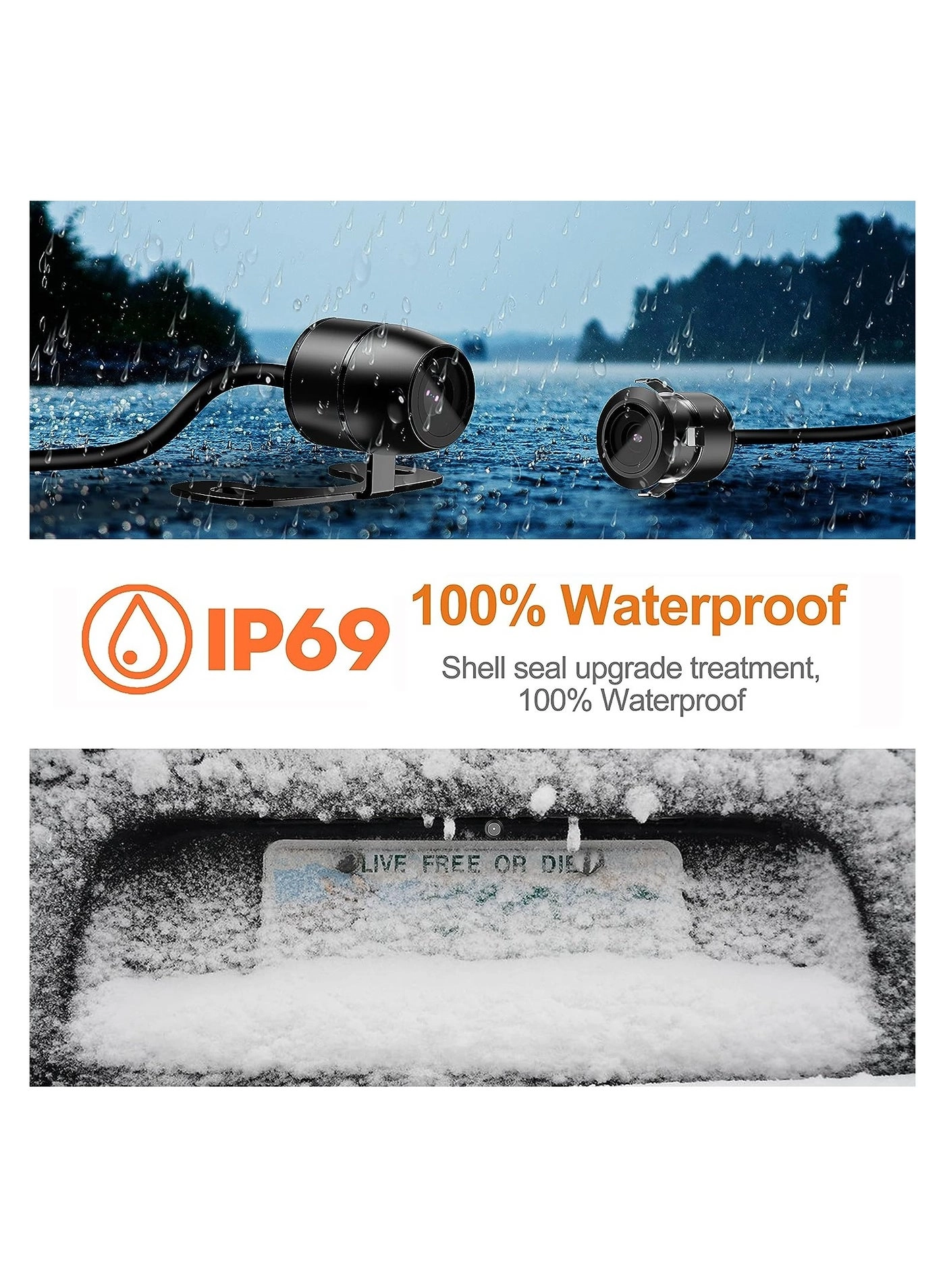 2-in-1 Reverse Backup Camera