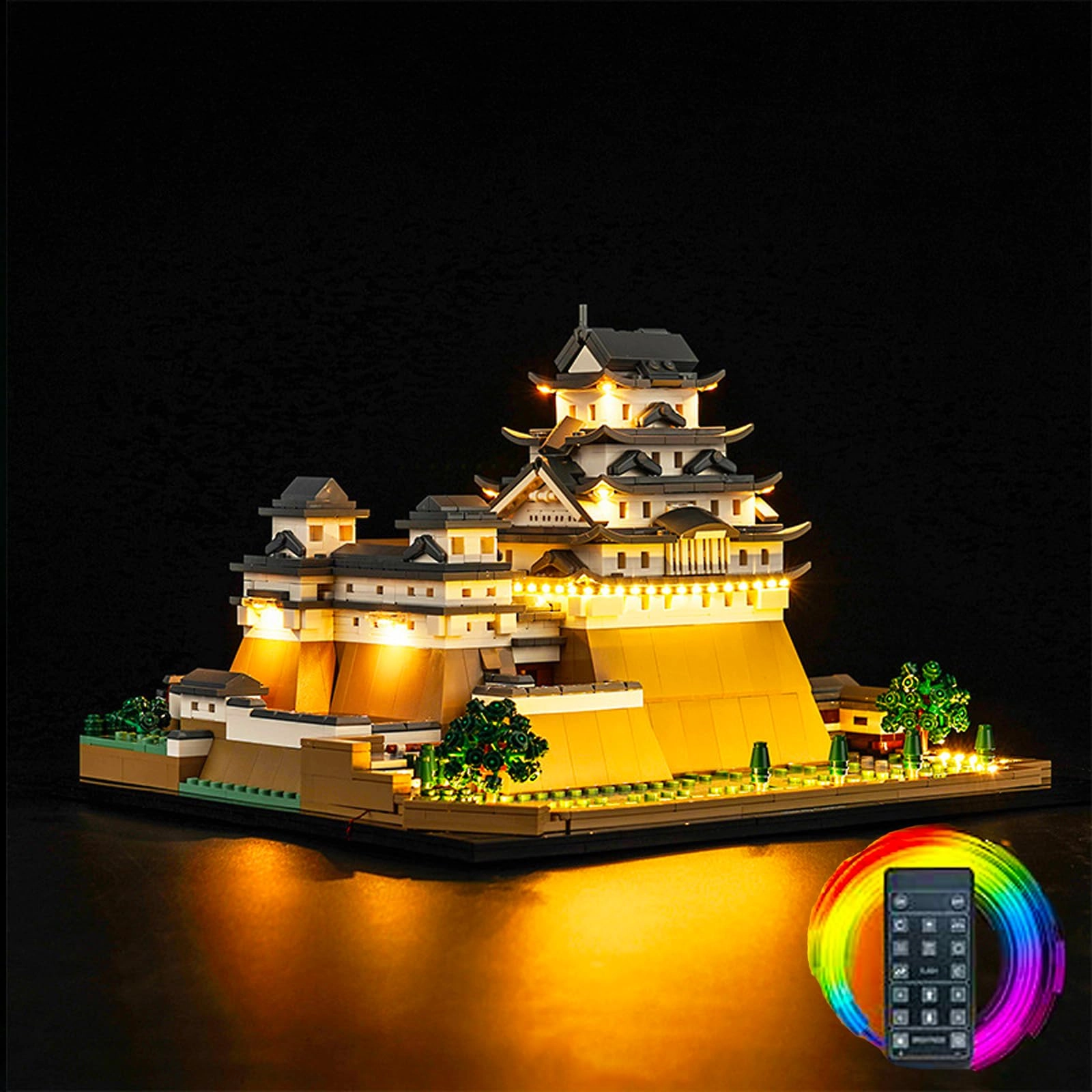 China Led Lighting Kit for Himeji Castle - Compatible with 21060 Remote control