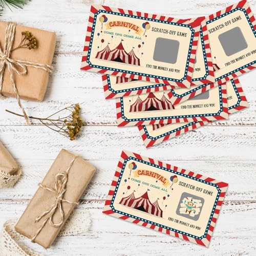 Scratch-off game cards - 50 Psc (for adults or over 12 years old)