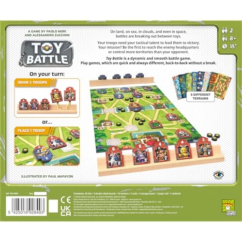 Toy Battle: Tactical Tile Placement and Troop Strategy