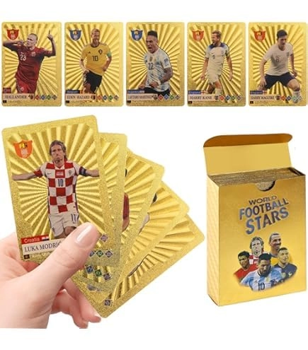 World Cup 2024 Football Star Cards - 55pcs