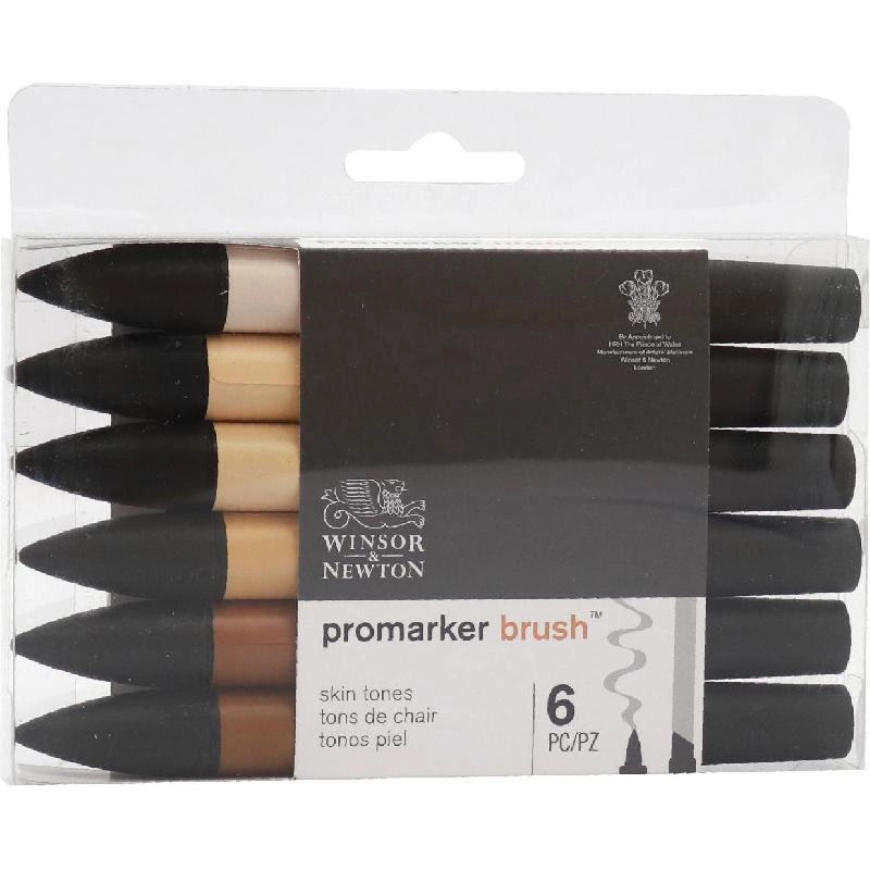 Winsor & Newton ProMarker Brush - Assorted Color Twin Tip