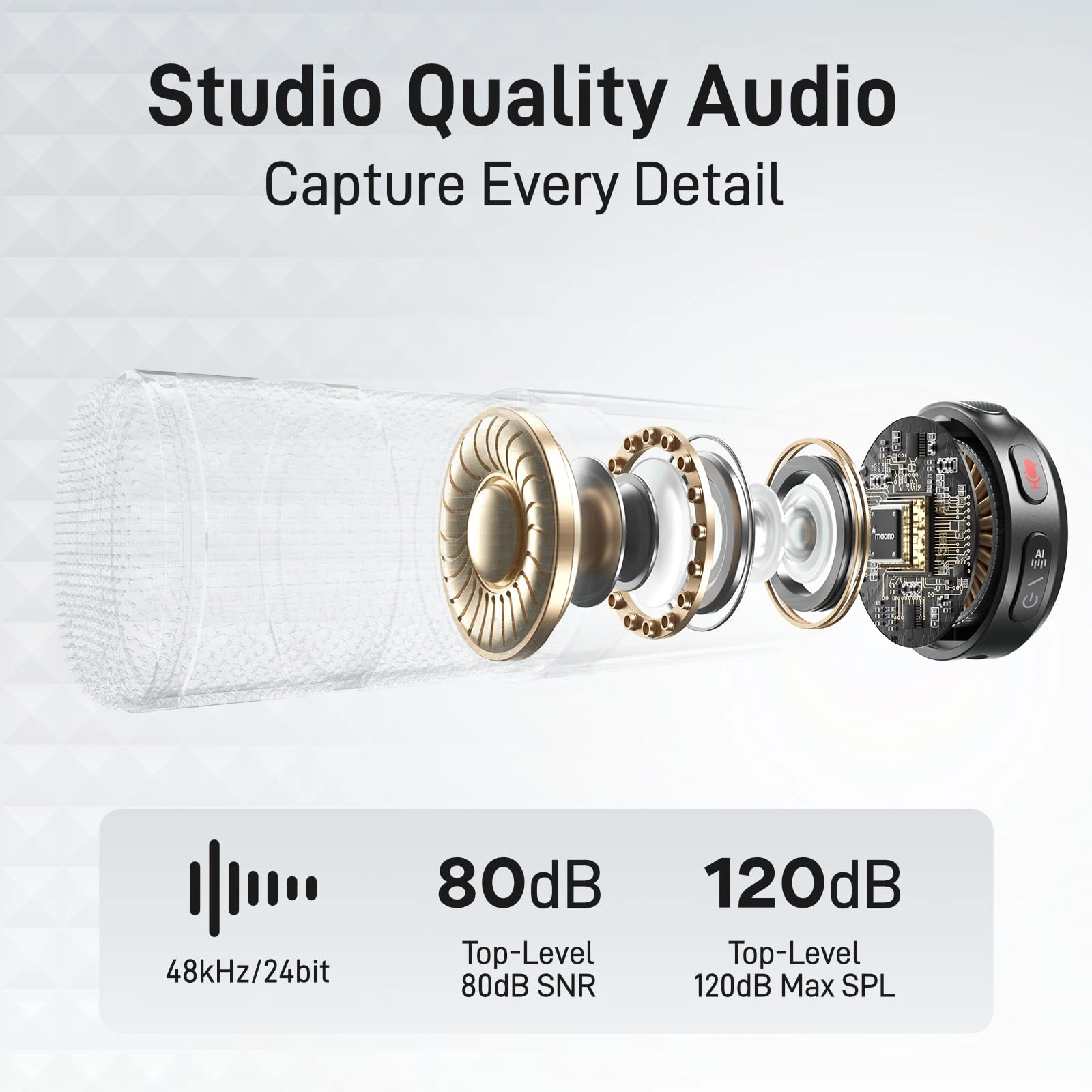 Wave T5 Combo Wireless+Lightning+USB Microphone