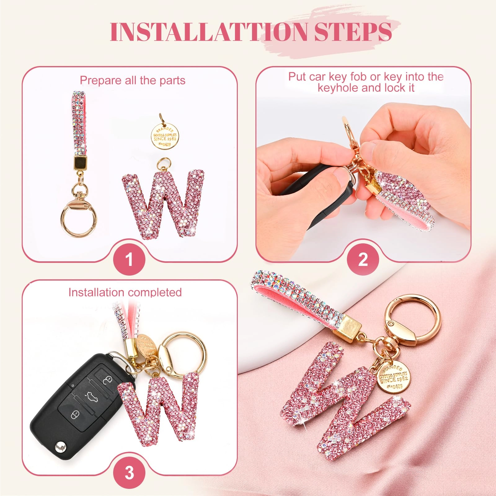 Initial Letter Keychain