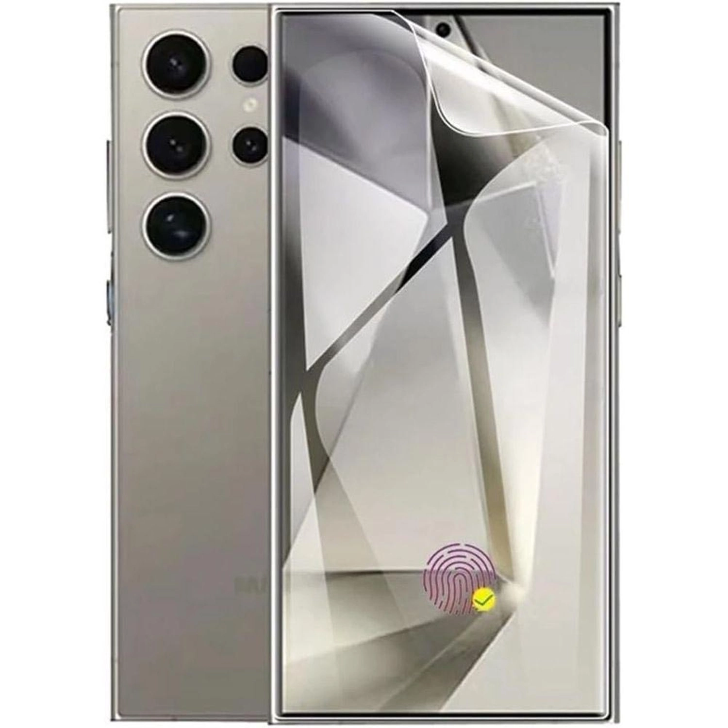 Clear Self-Healing Hydrogel Screen Protector for Samsung Galaxy S24 Ultra