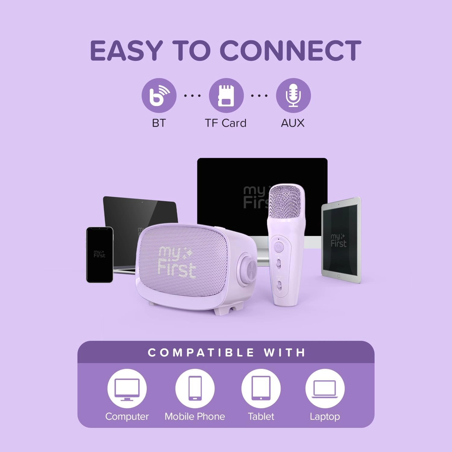 Voice 2 - Kids Karaoke Machine Purple
