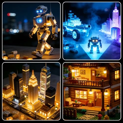 LED square light block - 20pcs