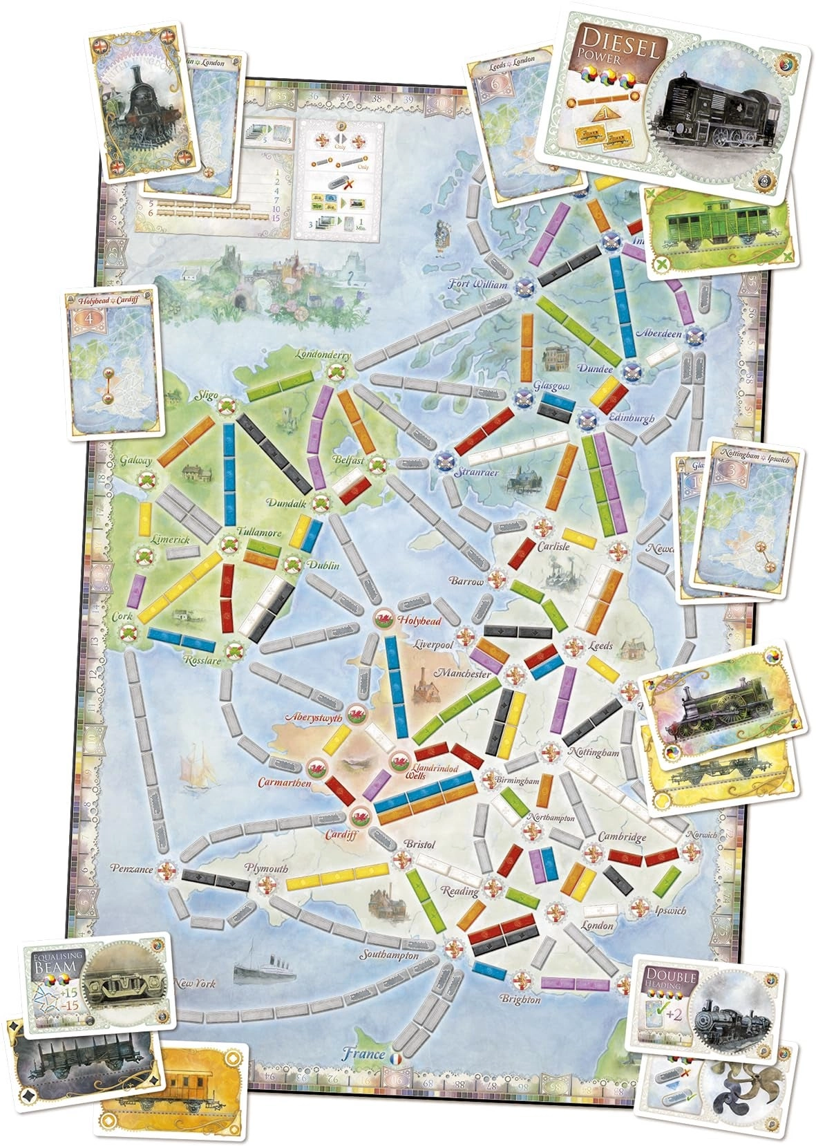 Ticket to Ride: United Kingdom + Ticket to Ride: Pennsylvania
