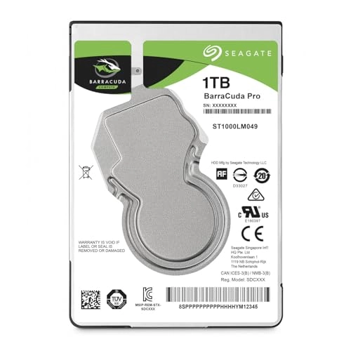 BarraCuda Pro 2.5" 7200rpm Serial ATA (ST1000LM049) - 1 TB