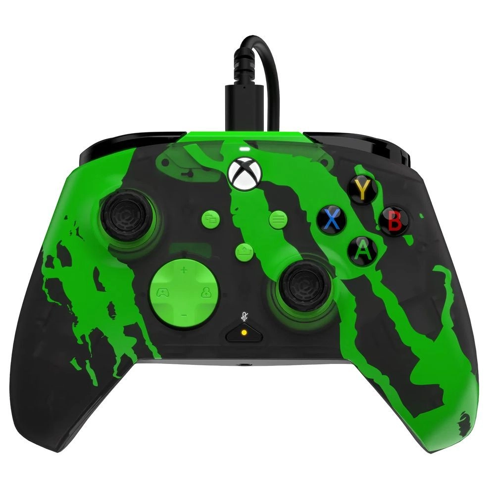 PDP Xbox Series X/S, Xbox One & Windows 10/11 PC REMATCH GLOW Advanced Wired Controller Jolt Green