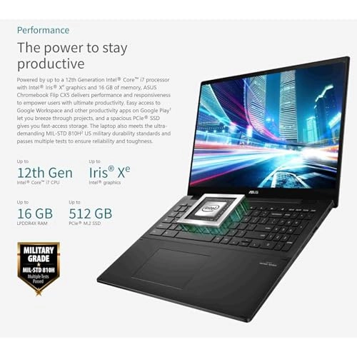 Chromebook 16 - 16'' i3-1215U 8GB DDR4 256GB SSD