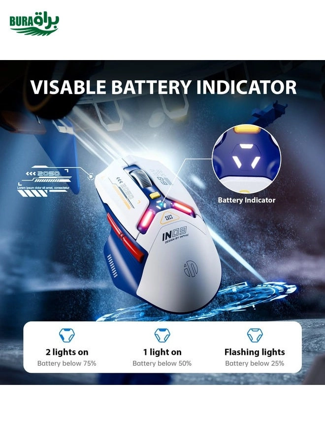 IN9 Tri-mode Wireless Mouse - Wireless