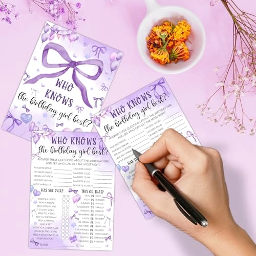 Who Knows The Birthday Best - Not intended for users under 16 years old 20 Game Cards