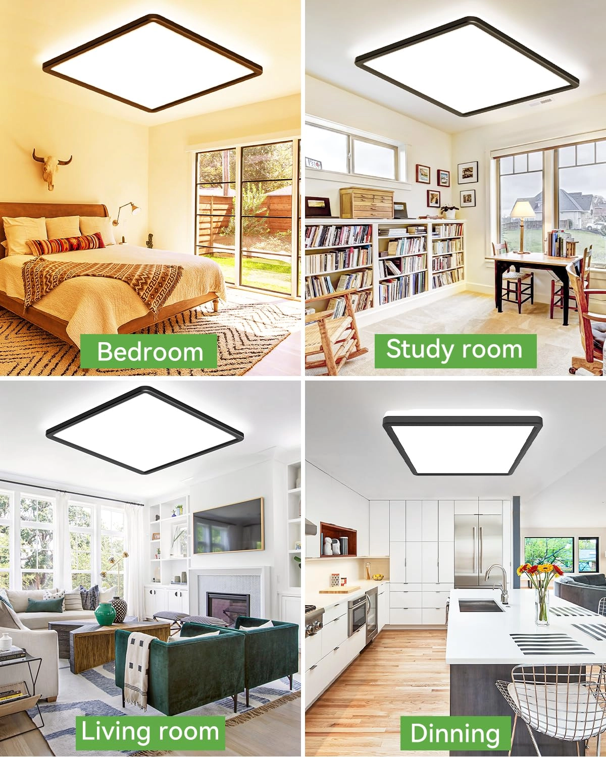 LED Ceiling Light - 3000K 4500K 6000K