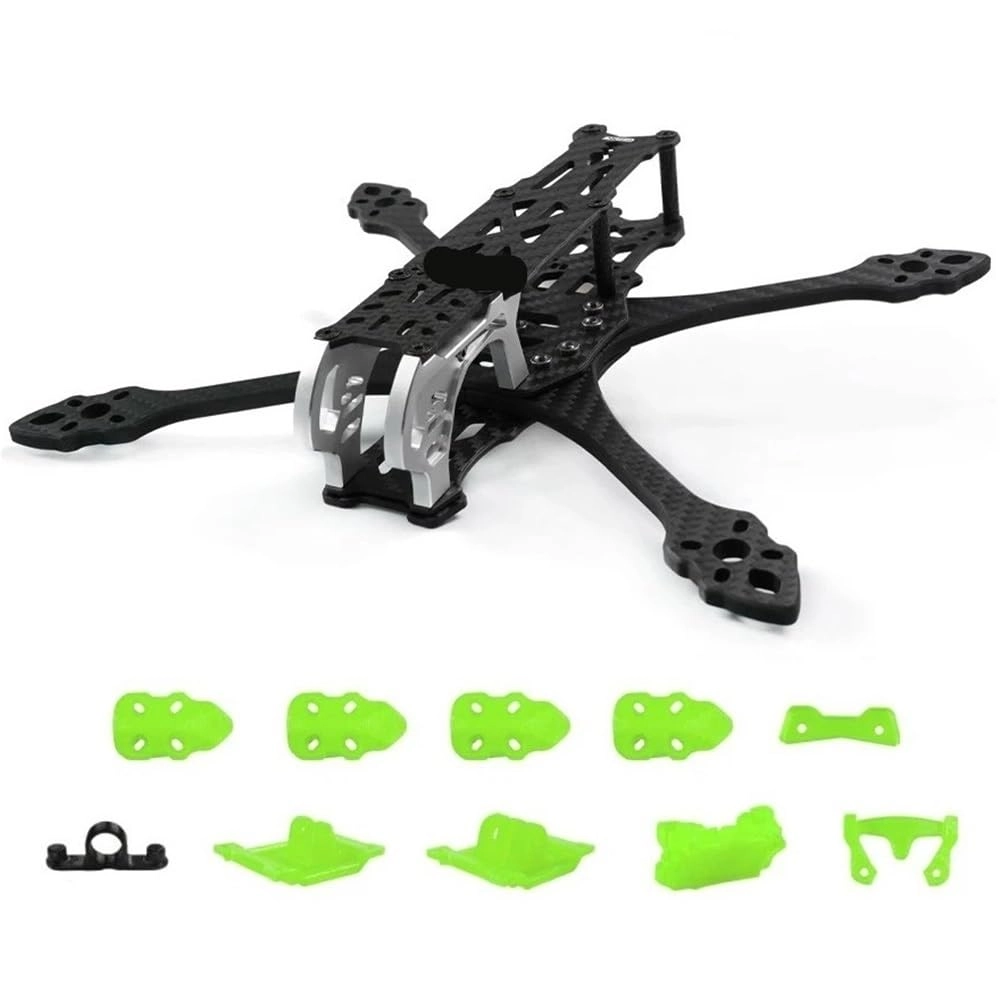 5 Inch Frame Wide X-Arm Kits - Suitable for G-MK5 M5 O3 Pro Black