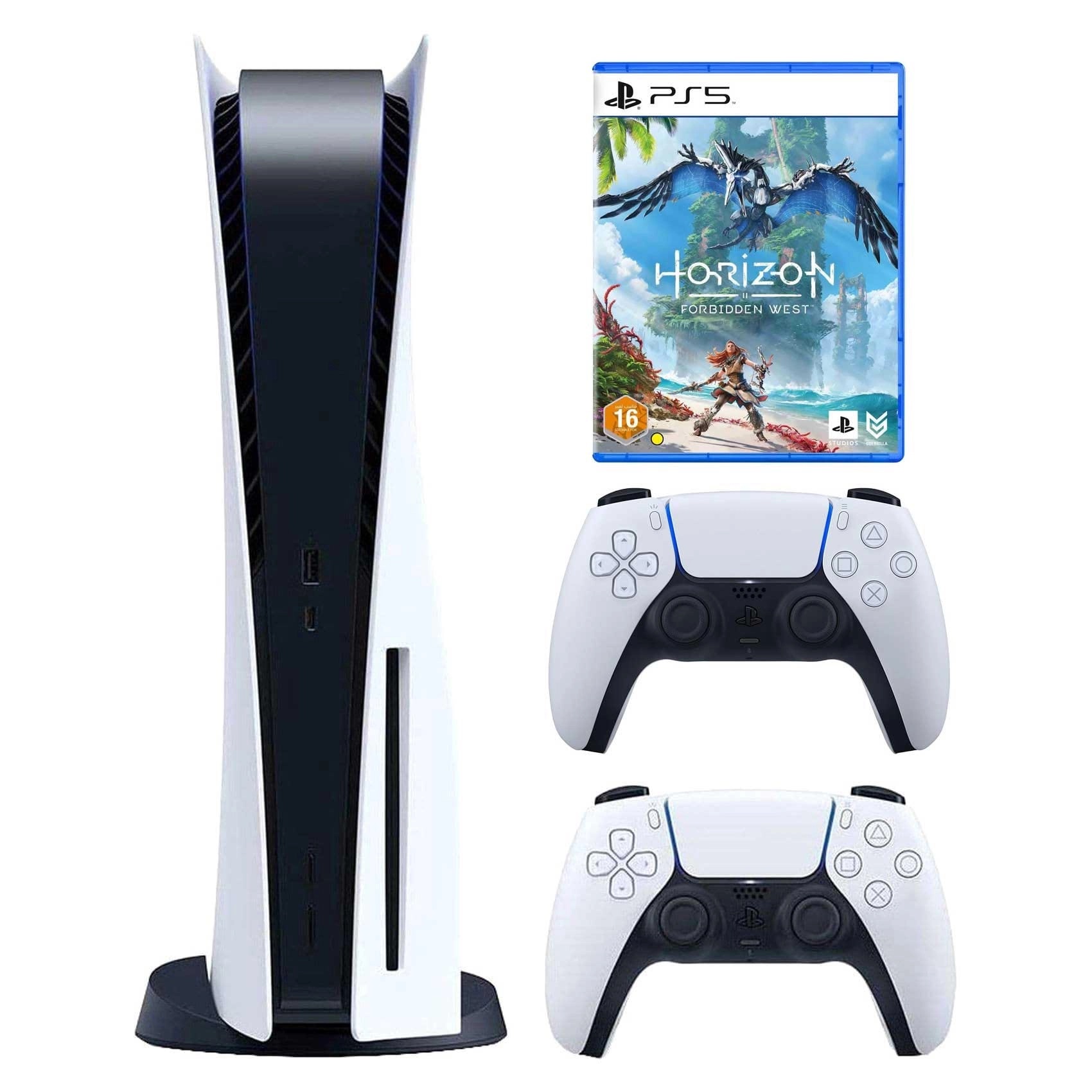 PlayStation 5 - 2 Gamepads Video Game Included