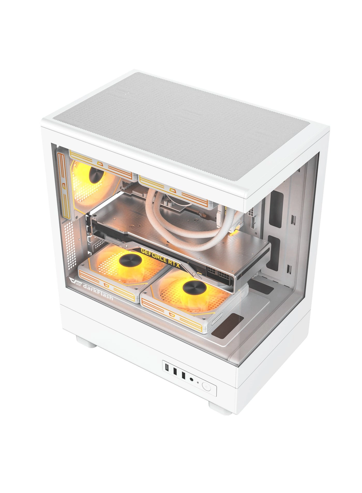 DB330M - Tempered Glass M-ATX/ITX 3x120mm ARGB