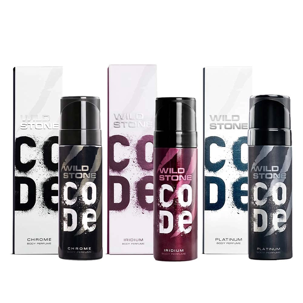 Mcnroe Consumer Products Pvt. Ltd. Chrome + Iridium + Platinum Eau de Toilette 360 ml Pack of 3