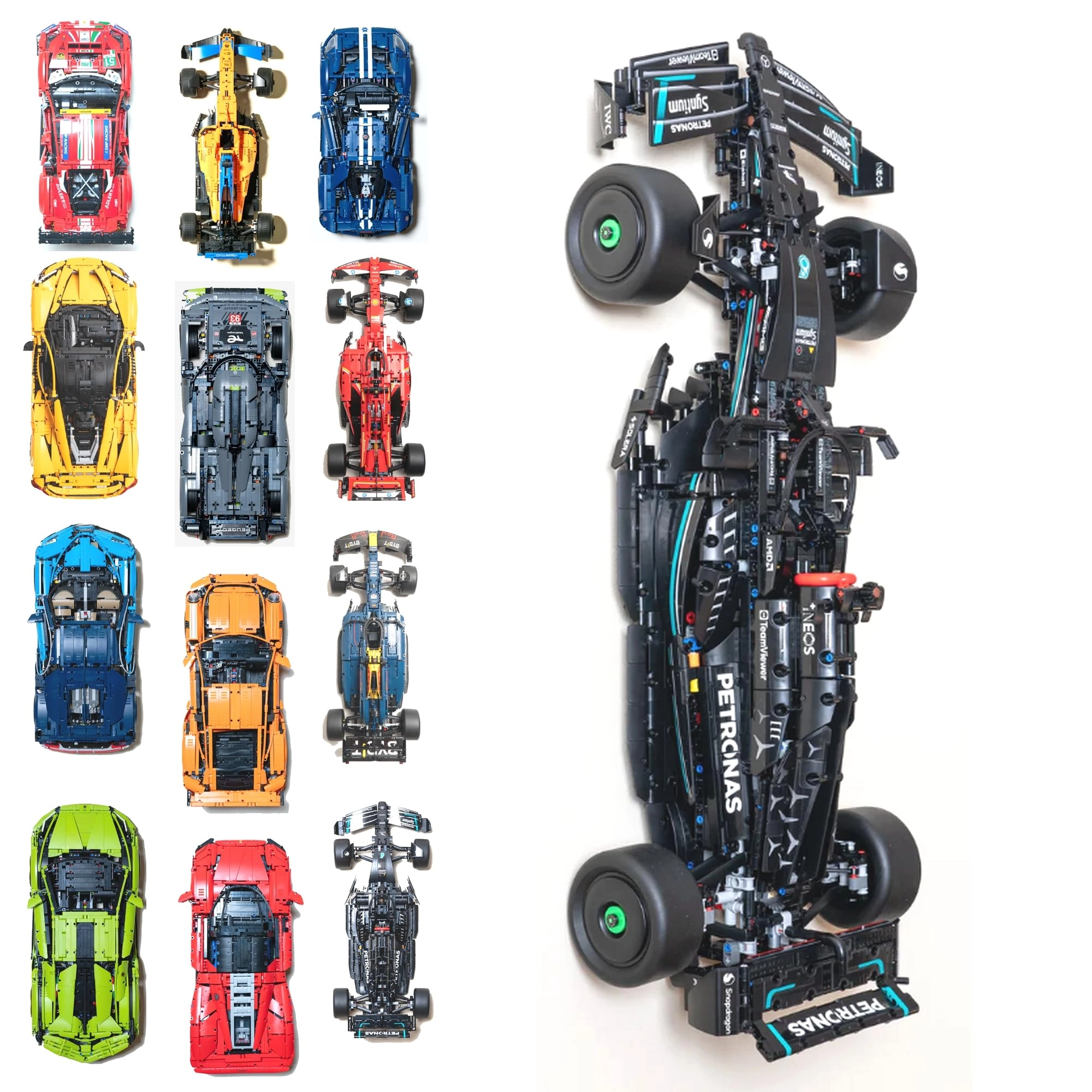 Wall Mount Compatible for Lego - Made in France Plastic