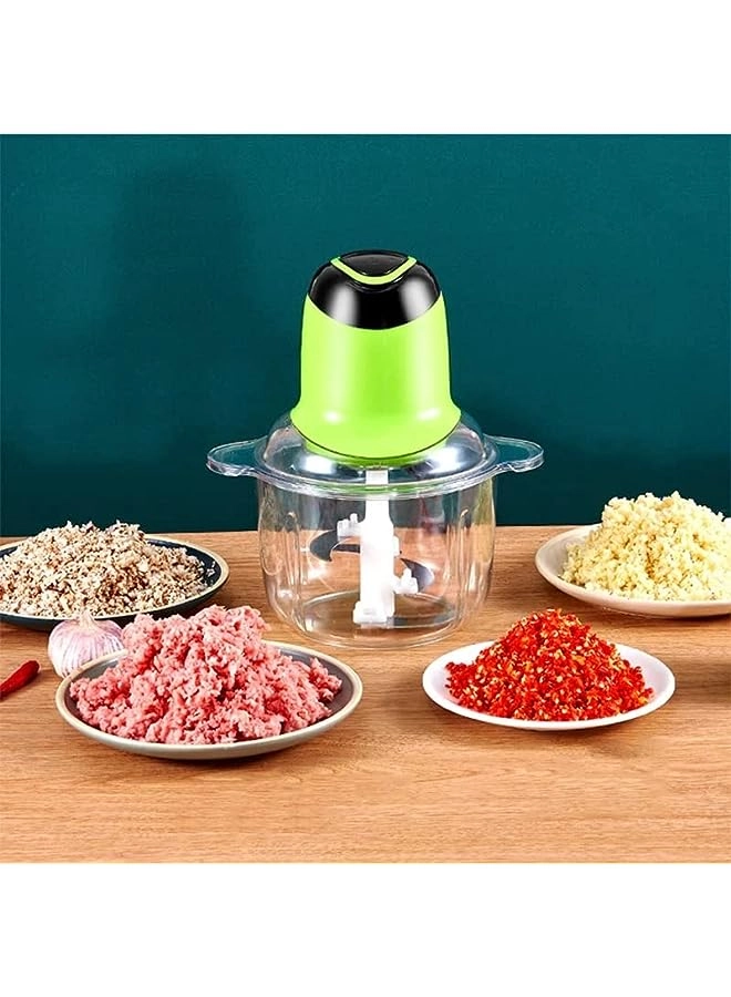 Chop Mini Food Processor - 3 Stainless Steel Blades Whisk Attachment
