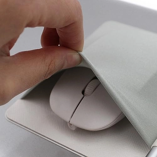 Laptop Mouse Storage Bag - Reusable Adhesive Grey