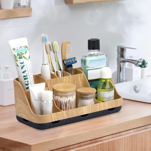 Bathroom Countertop Organizer - 7 Slots