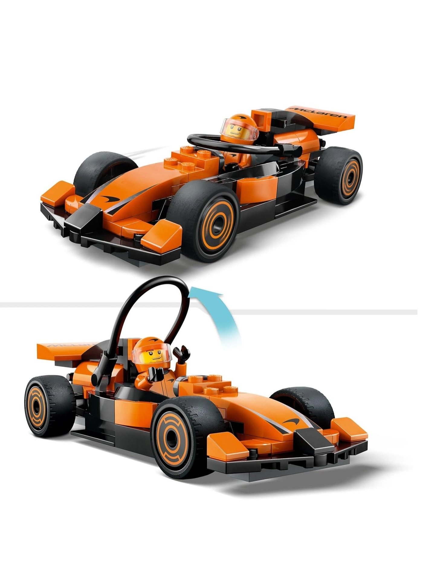 City F1 Driver With Mclaren Race Car (60442)