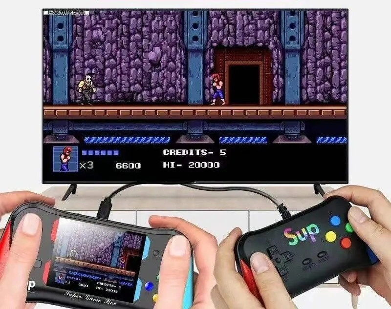 3.5" HD LCD Handheld Video Game Console - 500+ Built-in Games Portable