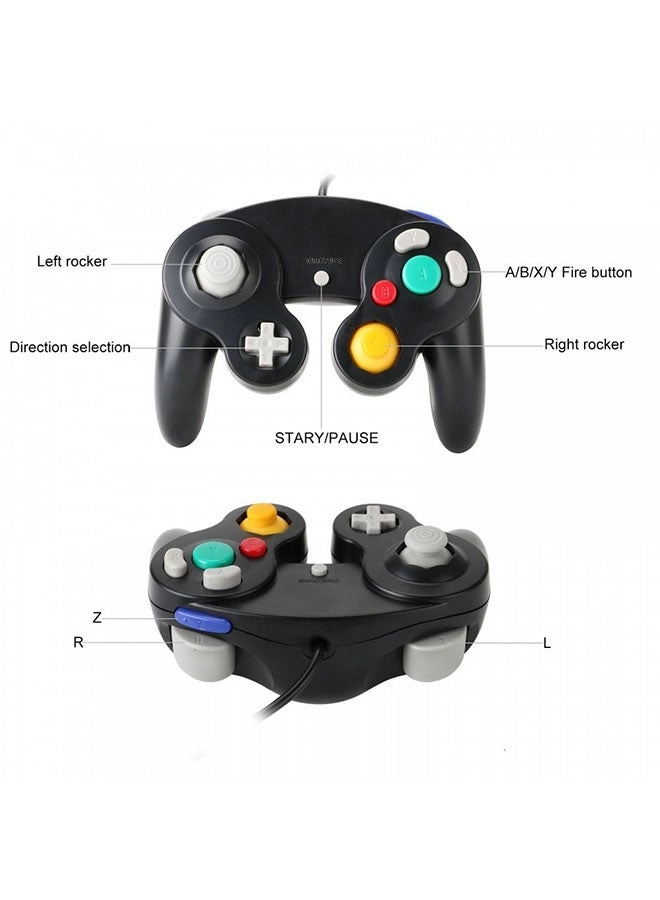 Nintendo Gamecube/Mac Wired USB Game Controller - Black/White/Red/Green/Yellow