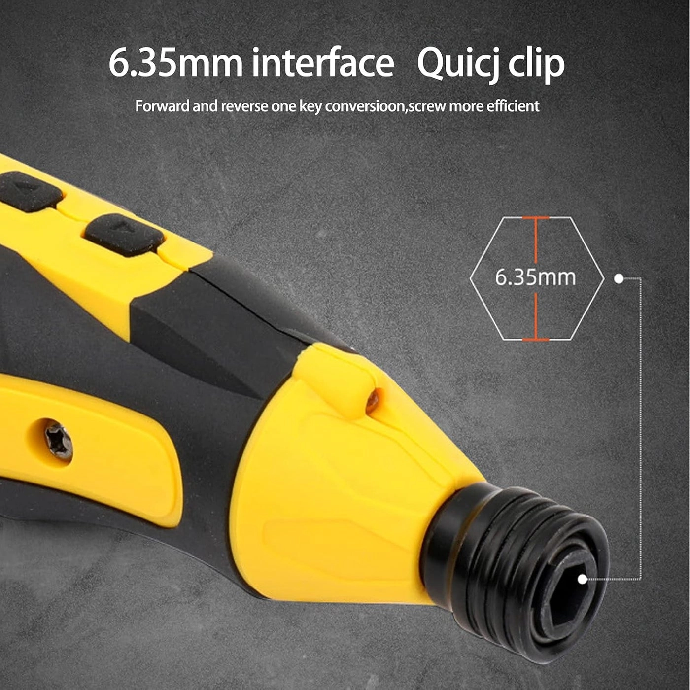 Cordless Screwdriver - 4V Rechargeable Lithium-ion