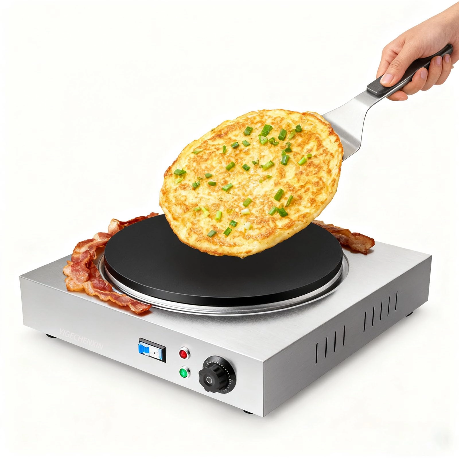 YIGECHENXIN Commercial Pancake Machine - 40 * 44 * 13.5cm/45 * 49 * 13.5cm