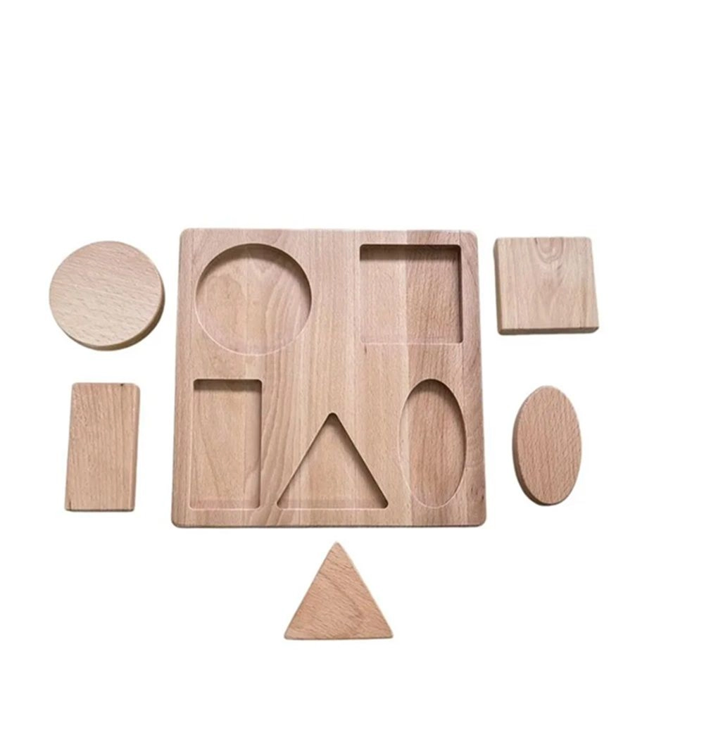 Shapes Board Wood Book - 1 year+