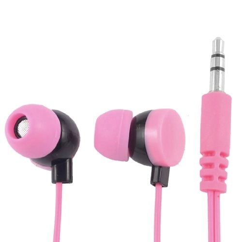 1.15M Cable 3.5mm Connector In Ear Earphone w Donut Winder Wired Earphone