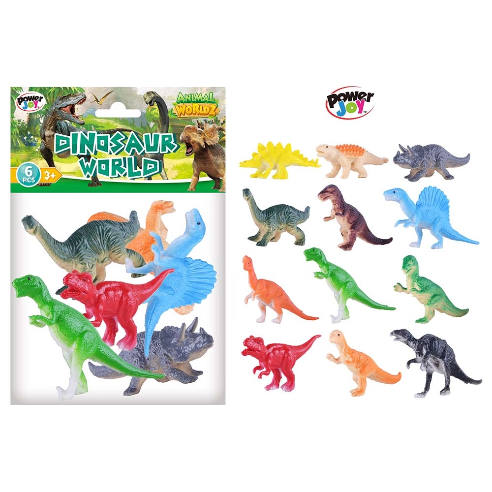Dinosaur Collectable Toys - (ALGT-2074A) 6 pcs